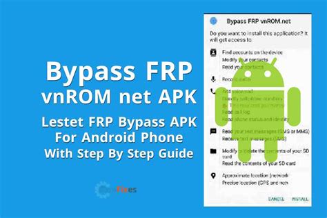 Download FRP VnROM Apk Bypass (One Click Free) .